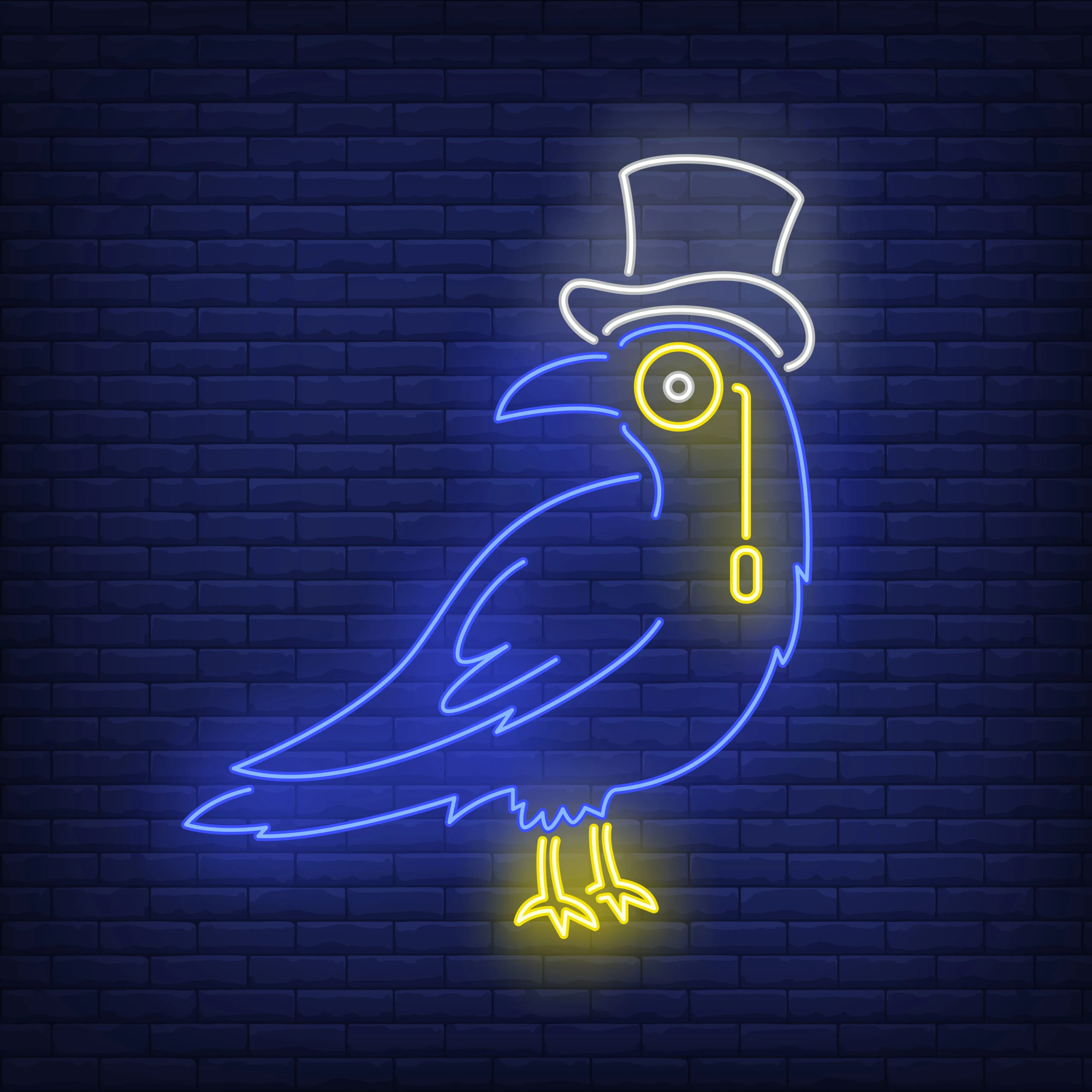 Neón LED "Sir Raven"